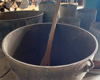 Large Cast Iron Stew Pots