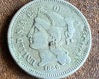 1866 Three Cent Piece