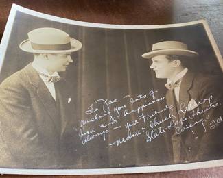 Lathrop Brothers Autographed Photo (Four Feet with a Single Thought)