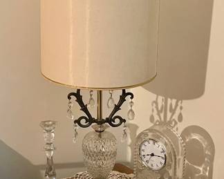 CRYSTAL CLOCK, LAMP