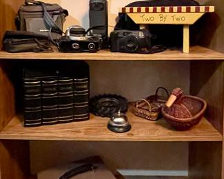 VINTAGE CAMERAS, LOCK BOXES