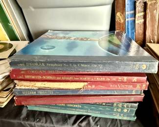 over 200 vinyl albums and victrola records 