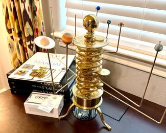 Orrey Solar System 3-D electric display 