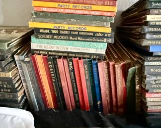 over 200 vinyl albums and victrola records 