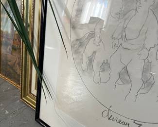 dureau, original drawing (signed)