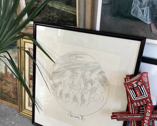 dureau, original drawing (signed)