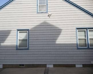 Cedar Impressions siding - gray