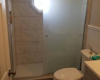 Glass shower doors