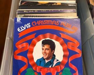 Record albums and 45s