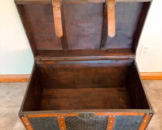 Decorative home decor steamer trunk