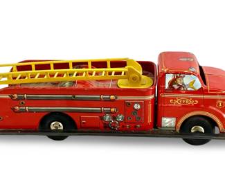 Vintage Marx & Co. NY Tin VFD Fire Truck
