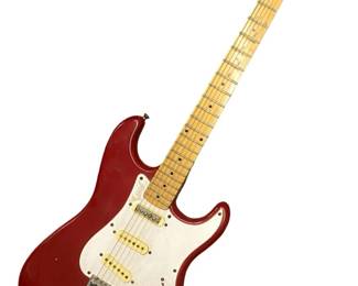 Vintage Red Lotus Electric Guitar
