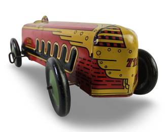 Marx Tin Windup Indy Boat Tail Race Car #711
