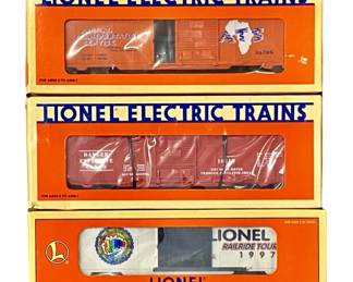 5pc 1989-1996 Vintage Lionel Electric Trains
