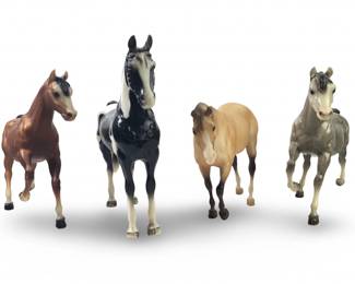 (4) Assorted Breyer Mare Collectible Horses
