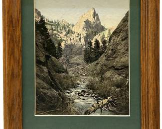 Vintage South Cheyenne Canyon, Colorado Photograph
