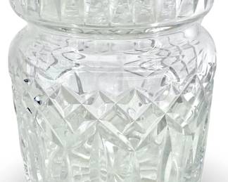 Vintage Waterford Crystal Lismore Cookie Jar
