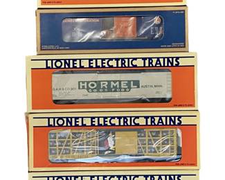 5pc 1989-1995 Vintage Lionel Electric Trains
