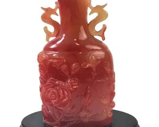 Chinese Famille Floral Vase
