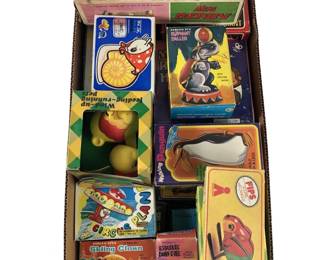 (26) Assorted Vintage Windup Toys/ Box
