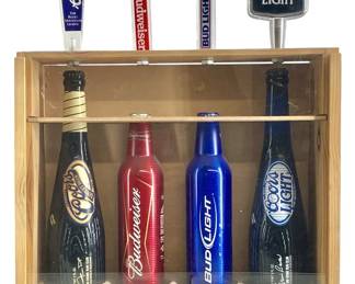 4pc BV Collectible Beer Bottle Display Case
