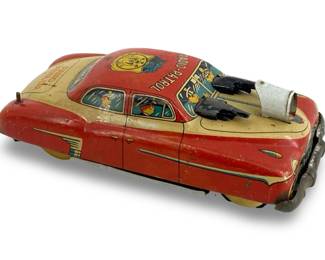 Vintage Tin Toy Radio-Patrol Friction Car

