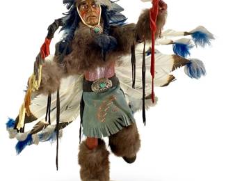 K. Yazzi Native American Fancy Dancer Kachina
