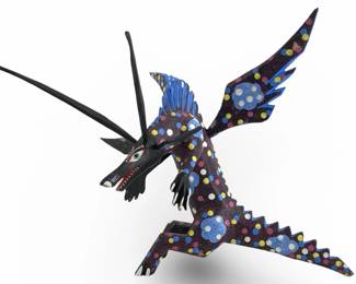 Francisco Hernandez Cruz Oaxaca Folk Art Dragon
