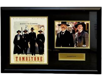 Autographed Tombstone “Justice is Coming" Collage
