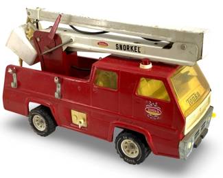 Vintage Tonka Snorkel Tin Firetruck Toy
