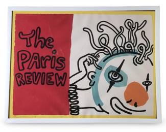 Signed Attributed Keith Haring The Paris Review
