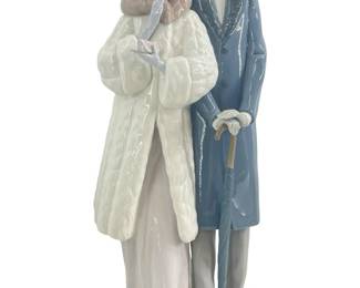 1984 Lladro Porcelain ‘On the Town' Sculpture
