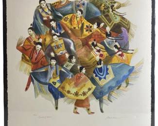 “Circle of Women" Signed Daniel Ramirez Giclee
