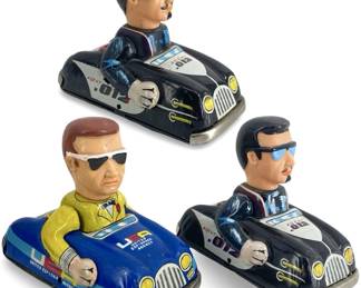 Vintage Marx 012 Agent & United Agency Racers
