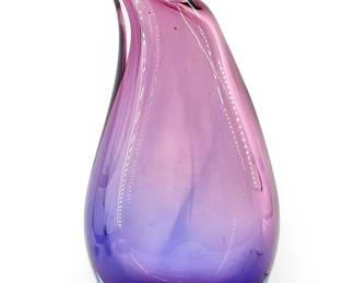 Flavio Poli Sommerso Glass Vase
