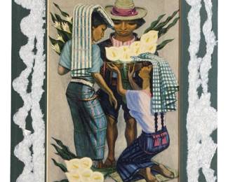 Phil Paradise Lithograph “Women Of Guatemala"
