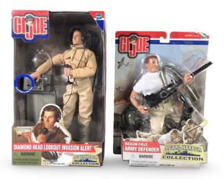 (2pc) Vintage Hasbro GI Joe Pearl Harbor Action
