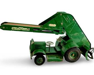 Vintage Barber Greene Tin Model Toys Truck
