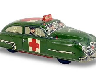 Vintage U.S. Tin Litho Ambulance Toy
