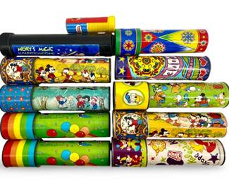 11pc Vintag Cartoon-Themed Kaleidoscope Collection
