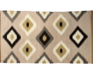 Hand Woven Native American Geometric Design Rug
