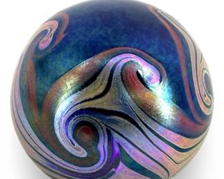 Rich Miller “Bittersweet Glassworks" Paperweight
