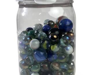 A Collection of Vintage Marbles
