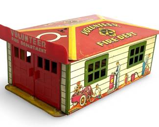 Vintage Wind-Up Marx Volunteer Fire Department
