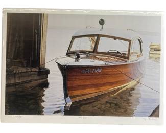 Signed “Bob’s Boat" B.S Clair Limited Print
