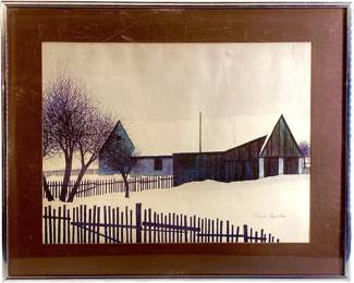 “Winter Wonderland" Jacque Deperthes Print
