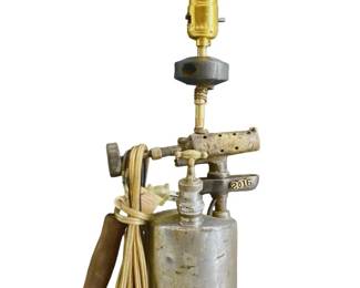 Rotten Russ Clayton Brass Blow Torch Tablelamp
