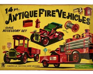 Vintage Cragstan “Antique Fire Vehicles" Toys
