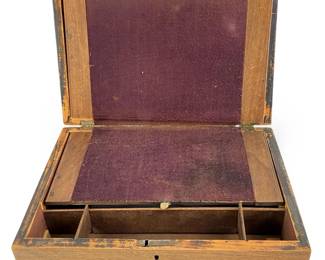 120+ Year-Old Antique Wooden Writing Desk (Box)
