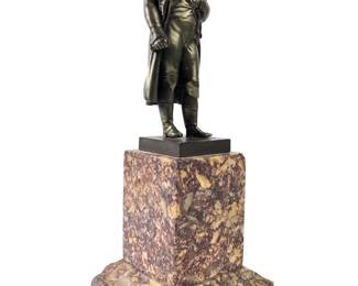Napoleon Bonaparte Bronze Sculpture on Marble
